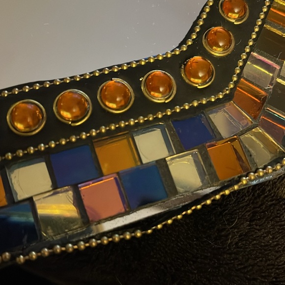 Partylite Global Fusion Mirror Tray Wall Hanging Three Tealite or Votive holder - Picture 11 of 15